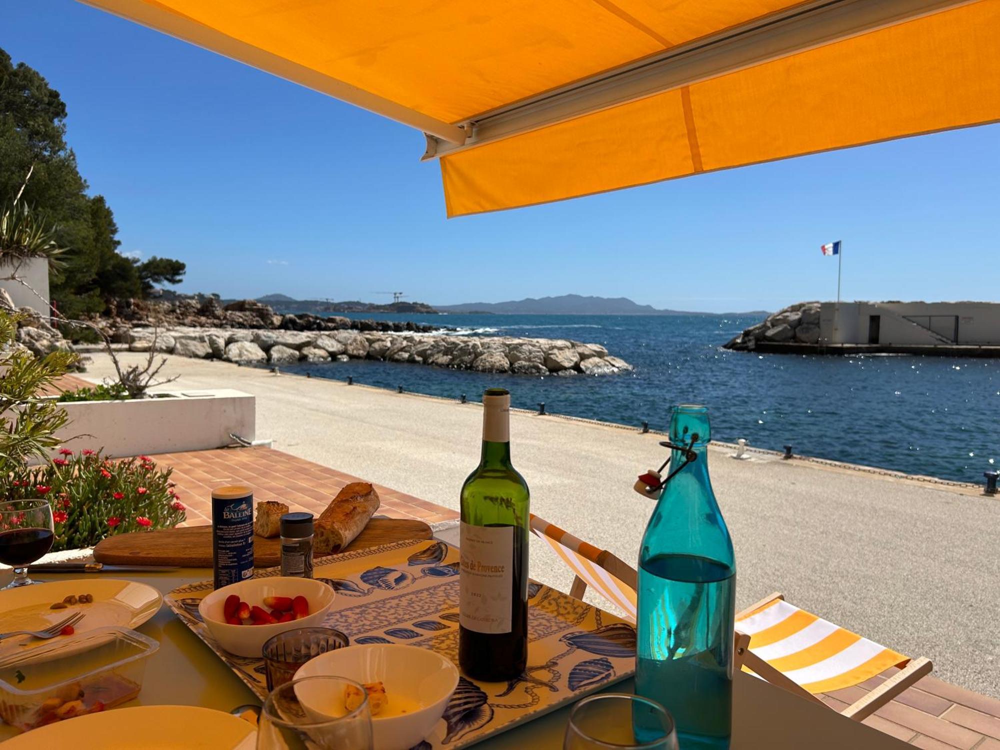 Horizon Bleu Bandol : Appartement Pieds Dans L'Eau מראה חיצוני תמונה
