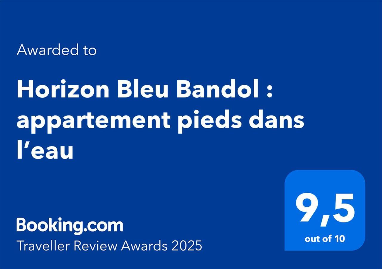 Horizon Bleu Bandol : Appartement Pieds Dans L'Eau מראה חיצוני תמונה