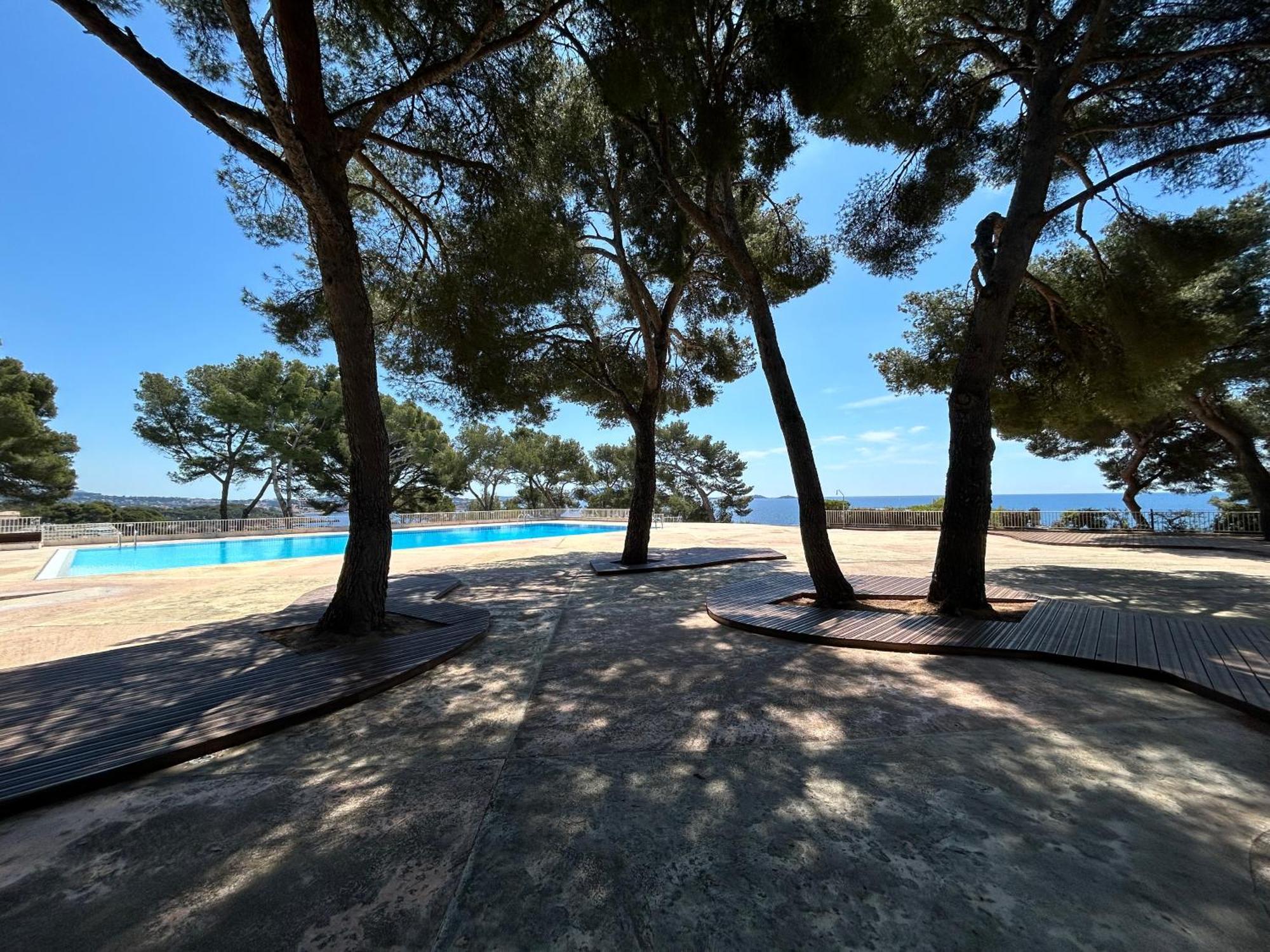Horizon Bleu Bandol : Appartement Pieds Dans L'Eau מראה חיצוני תמונה