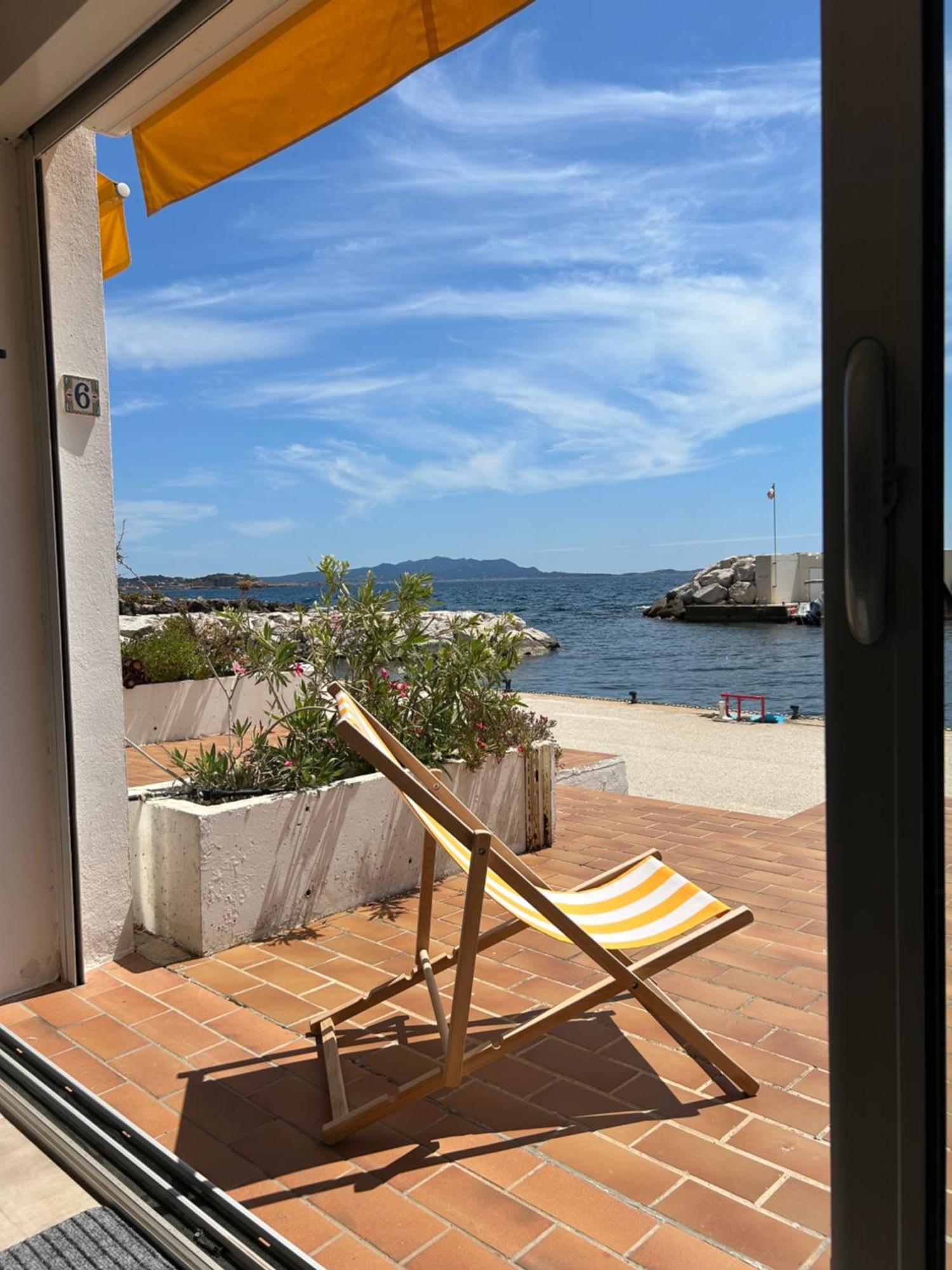 Horizon Bleu Bandol : Appartement Pieds Dans L'Eau מראה חיצוני תמונה