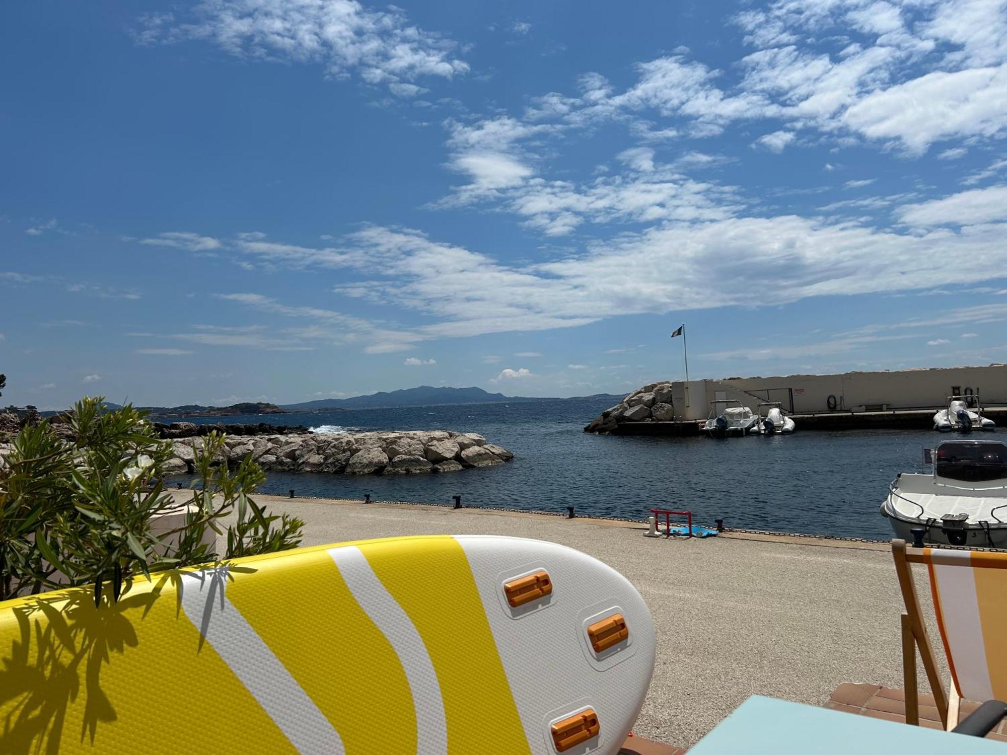 Horizon Bleu Bandol : Appartement Pieds Dans L'Eau מראה חיצוני תמונה