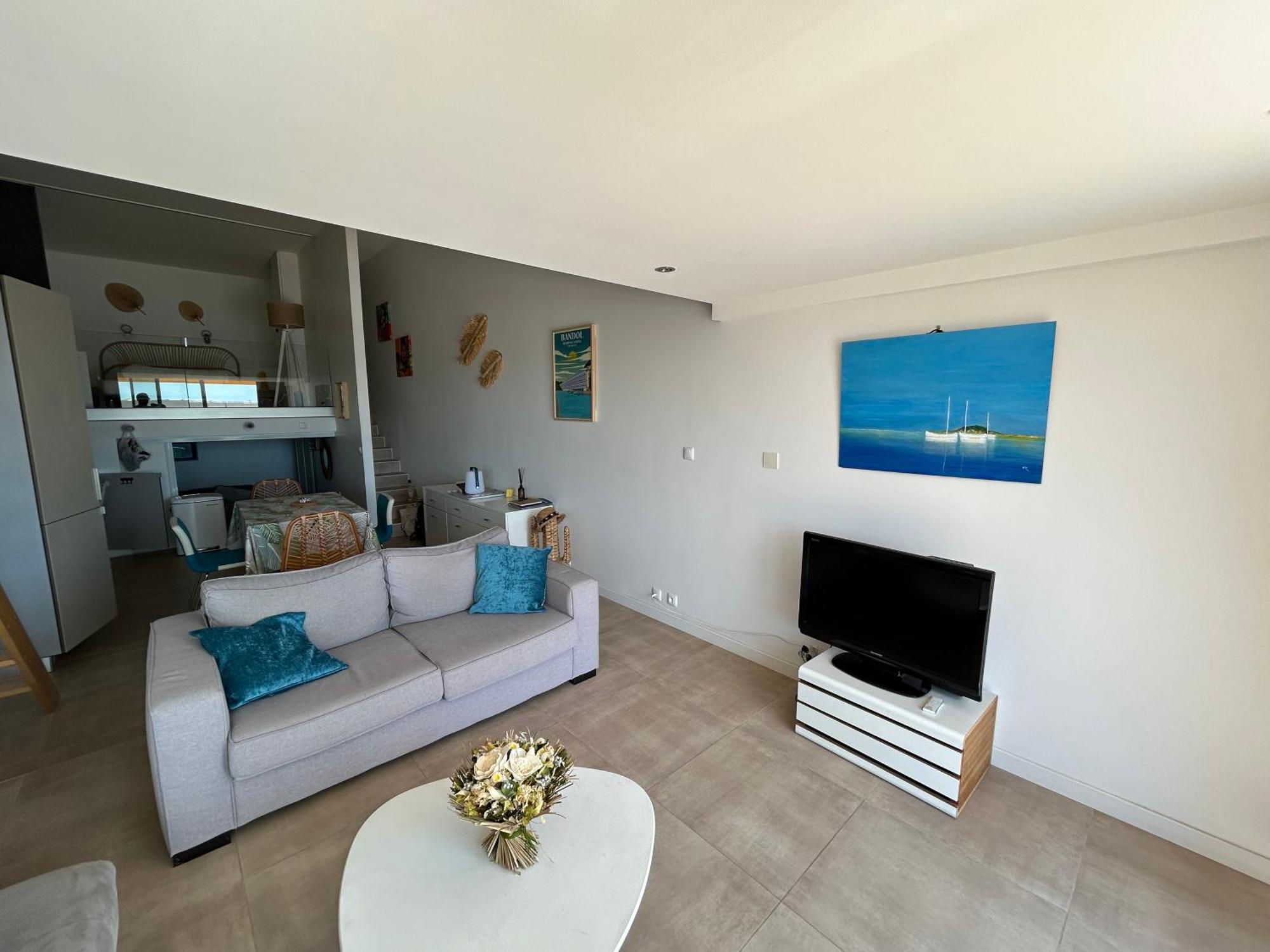 Horizon Bleu Bandol : Appartement Pieds Dans L'Eau מראה חיצוני תמונה